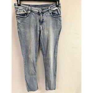 Guess Jeans Enjoy! Los Angeles Womens Flame Resistant Jeans Light Wash